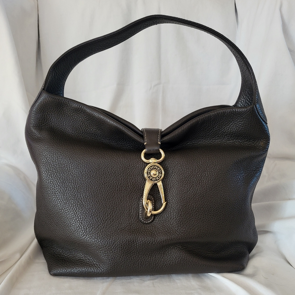 Dooney & Bourke brown hobo purse.
